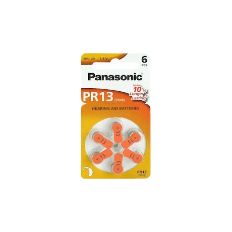 PR13 Μπαταρία Ακουστικών Panasonic 1.4V Blister