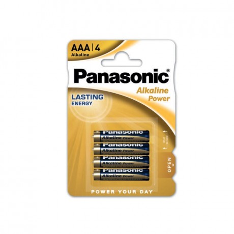 AAA Mπαταρίες Αλκαλικές Panasonic Bronze Blister(4 τεμαχιών)